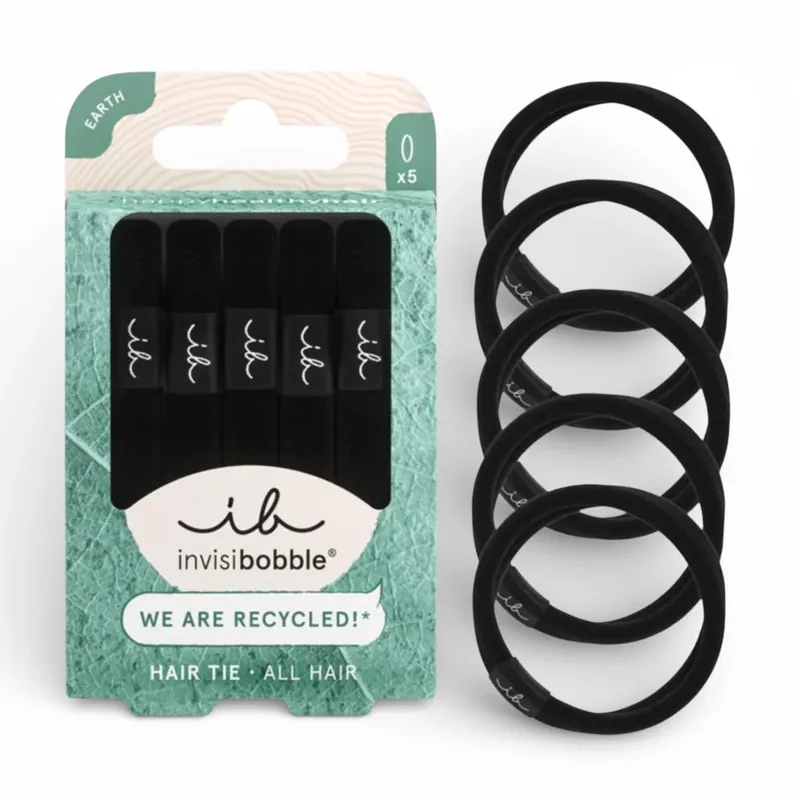 Schneller Versand Invisibobble HAIRTIE Black – 5 Stück