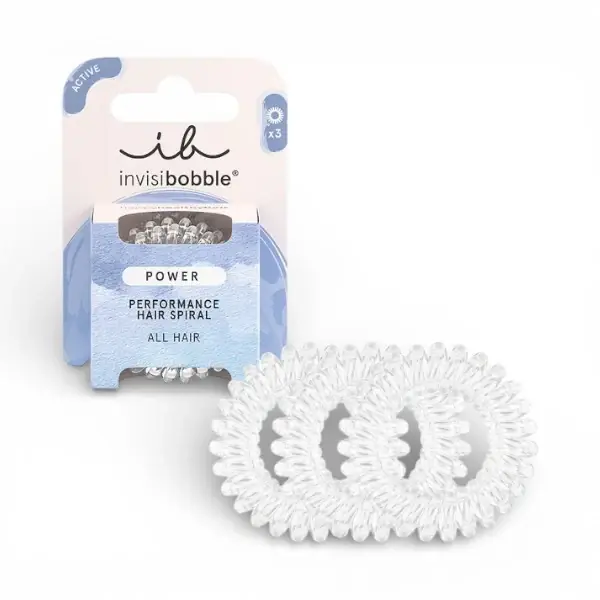 Invisibobble POWER Crystal Clear – 3 Stück Super-Preis
