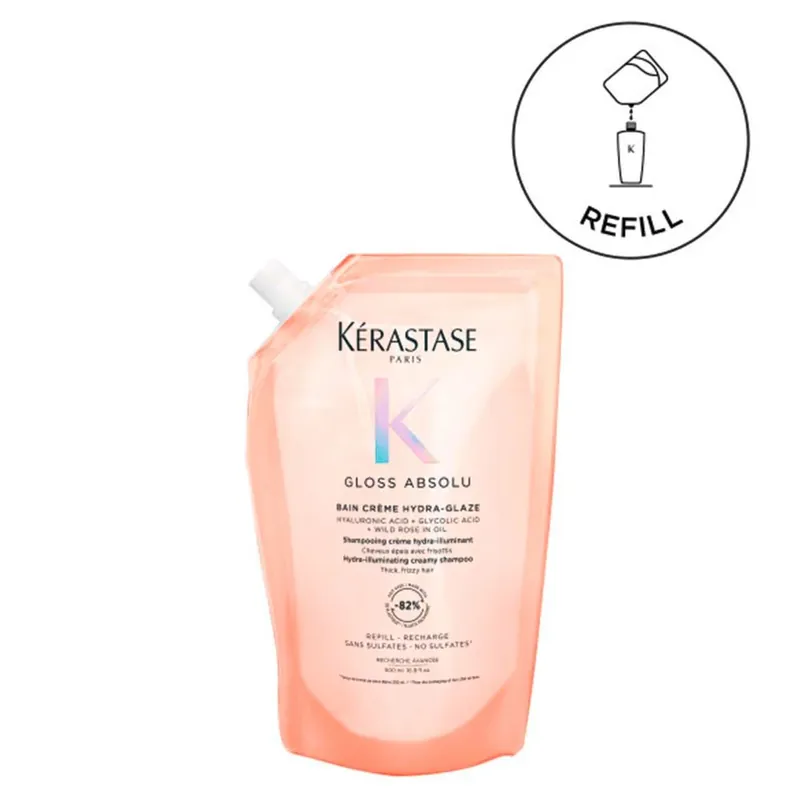 Kérastase Gloss Absolu Bain Crème Hydra-Glaze Nachfüllbeutel 500 ml Neuheit