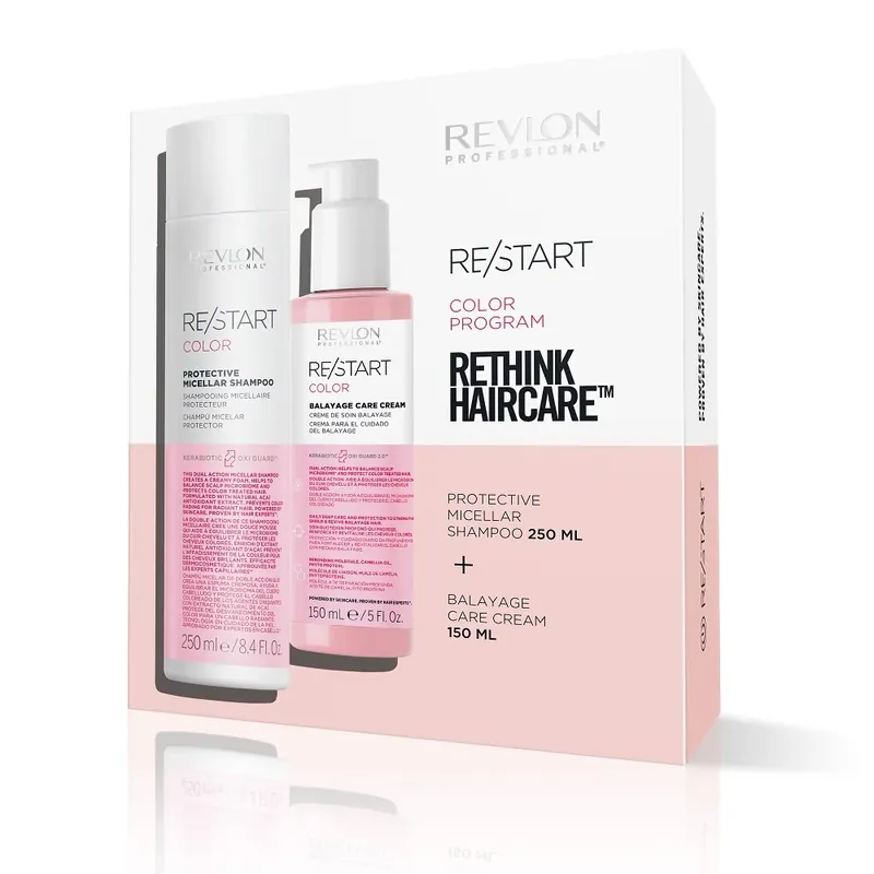 Revlon Professional ReStart Geschenkset Color Micellar Shampoo + Balayage Cream 150ml Schneller Versand