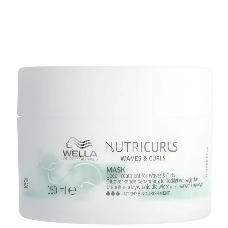 Solange Der Vorrat Reicht Wella Professionals NutriCurls Mask für Locken und welliges Haar 150 ml