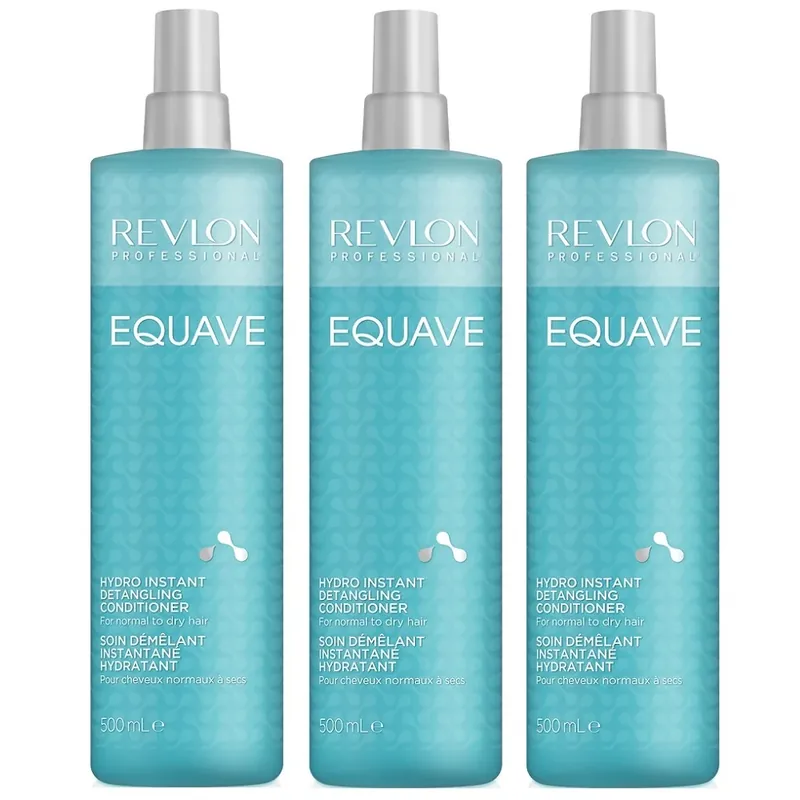 Revlon Equave Hydro Instant Detangling Conditioner 3x 500 ml Finale Aktion