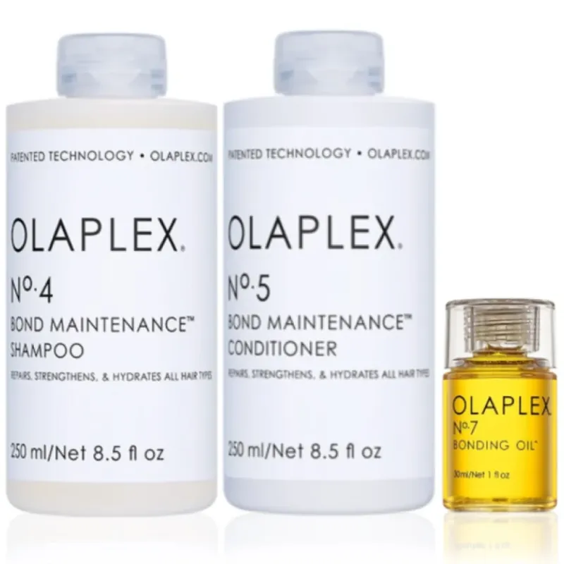 Direkt Vom Hersteller Olaplex Set - Shampoo No. 4 + Conditioner No. 5 + Bonding Oil No.7