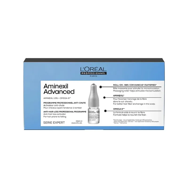 L'Oreal Professionnel Serie Expert Aminexil Advanced Roll-On 10 x 6 ml Schnäppchen