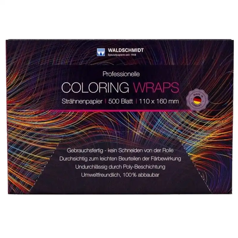 Waldschmidt Coloring Wraps kurz 500 St. Markenprodukt