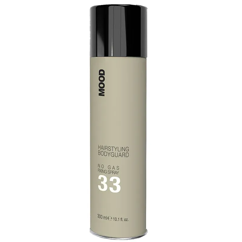 Neue Ware MOOD Hairstyling Bodyguard No Gas Fixing Spray 33 300 ml