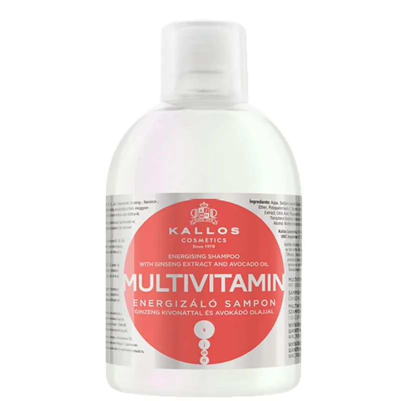 KALLOS COSMETICS KJMN Multivitamin Shampoo 1 L Garantierte Lieferung