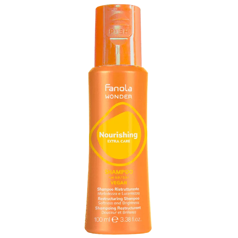 Fanola WONDER Nourishing Extra Care Shampoo 100 ml Zertifiziert