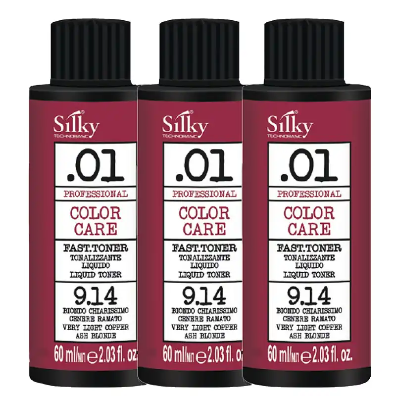 Preisreduziert SILKY Color Care Fast.Toner Liquid 3 x 60 ml