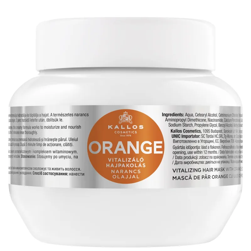 KALLOS COSMETICS KJMN Orange Vitalizing Maske 275 ml Expressversand