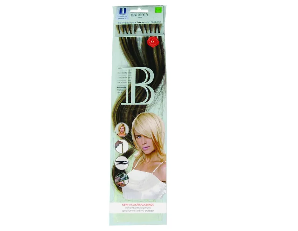 BALMAIN Fill-In Extensions Straight Duotone Echthaar 30 cm Nur Heute