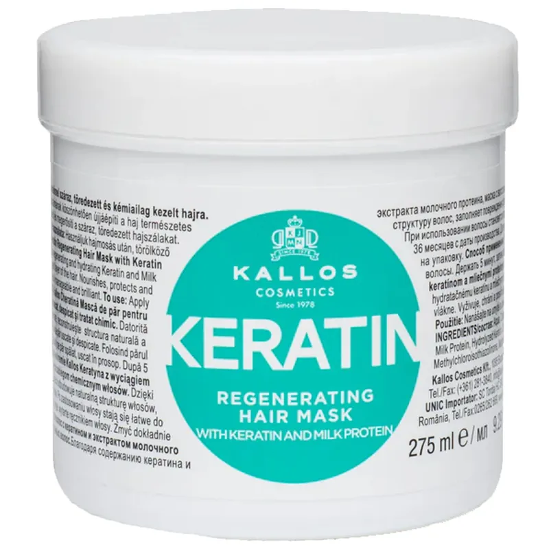 KALLOS COSMETICS KJMN Keratin Regenerating Hair Mask 275 ml Bestseller