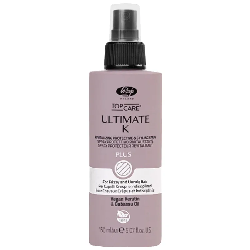 Neue Kollektion LISAP TOPCARE Ultimate K Revitalizing Protective & Styling Spray Plus 150 ml