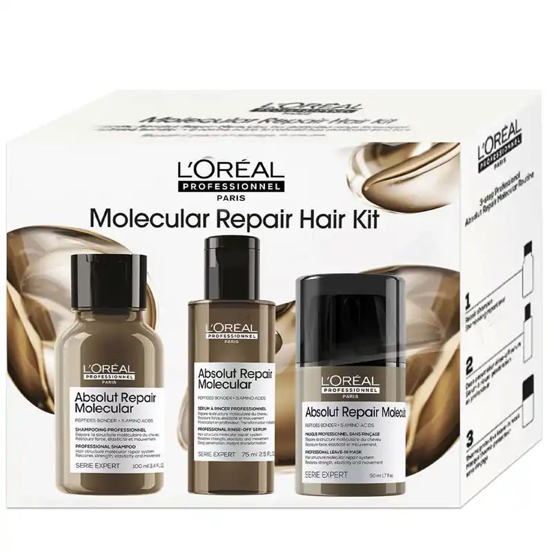 L'ORÉAL Expert ABSOLUT REPAIR MOLECULAR Hair Kit Discovery Trio Sale