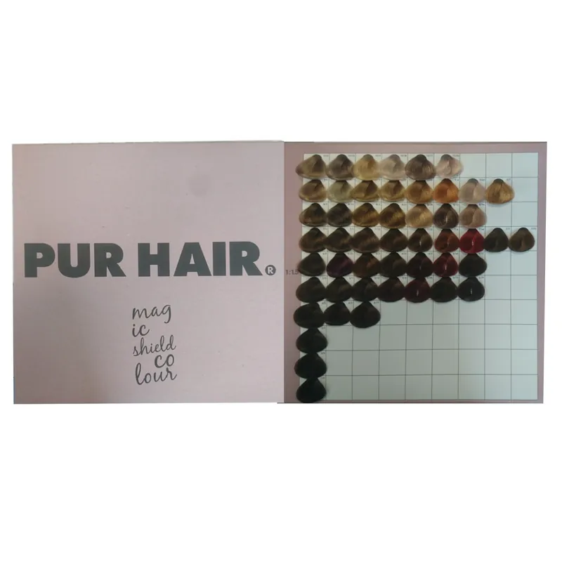 PUR HAIR magic shield colour Farbkarte Letzte Chance