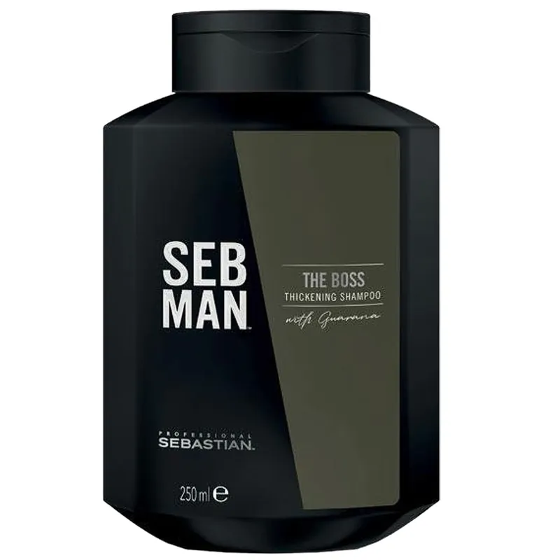 SEBASTIAN PROFESSIONAL SEB MAN The Boss Thickening Shampoo 250 ml Nur Für Kurze Zeit