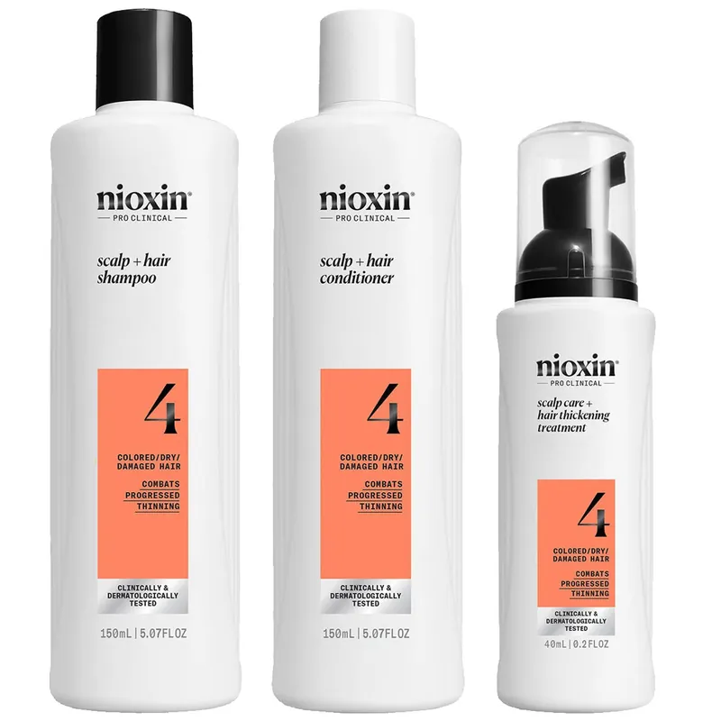 Wella NIOXIN SYSTEM 4 Scalp + Hair Kit, 150 ml + 150 ml + 40 ml Letzte Chance
