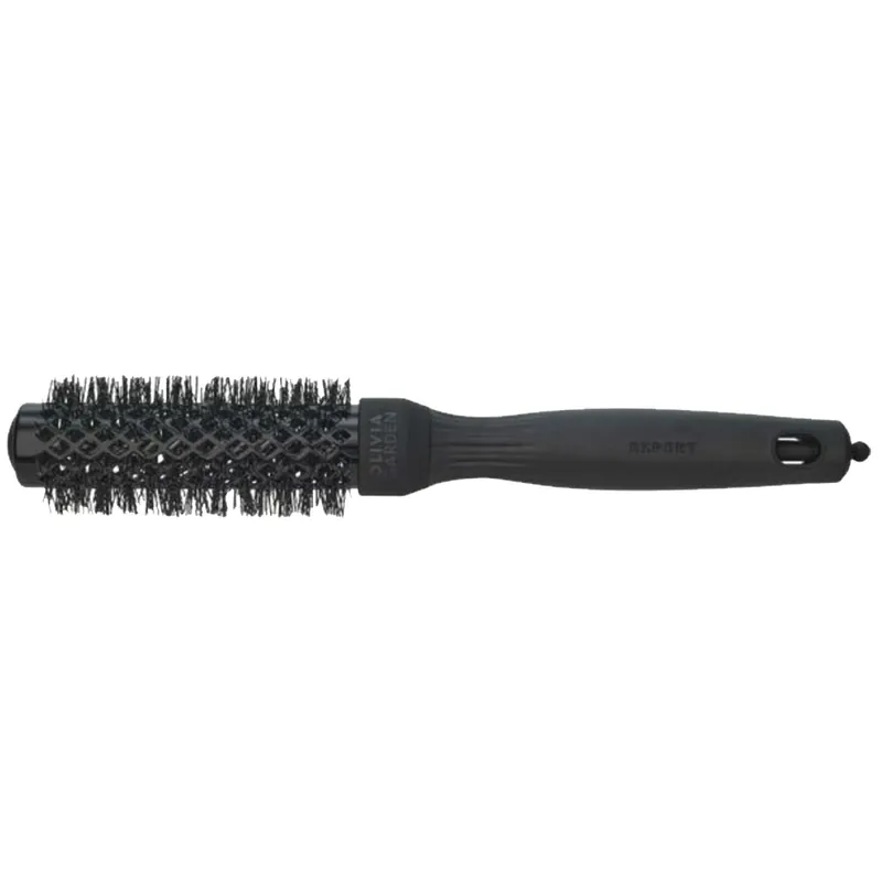 Olivia Garden Expert Blowout Shine Wavy Bristles Schwarz Rundbürste Top-Angebot