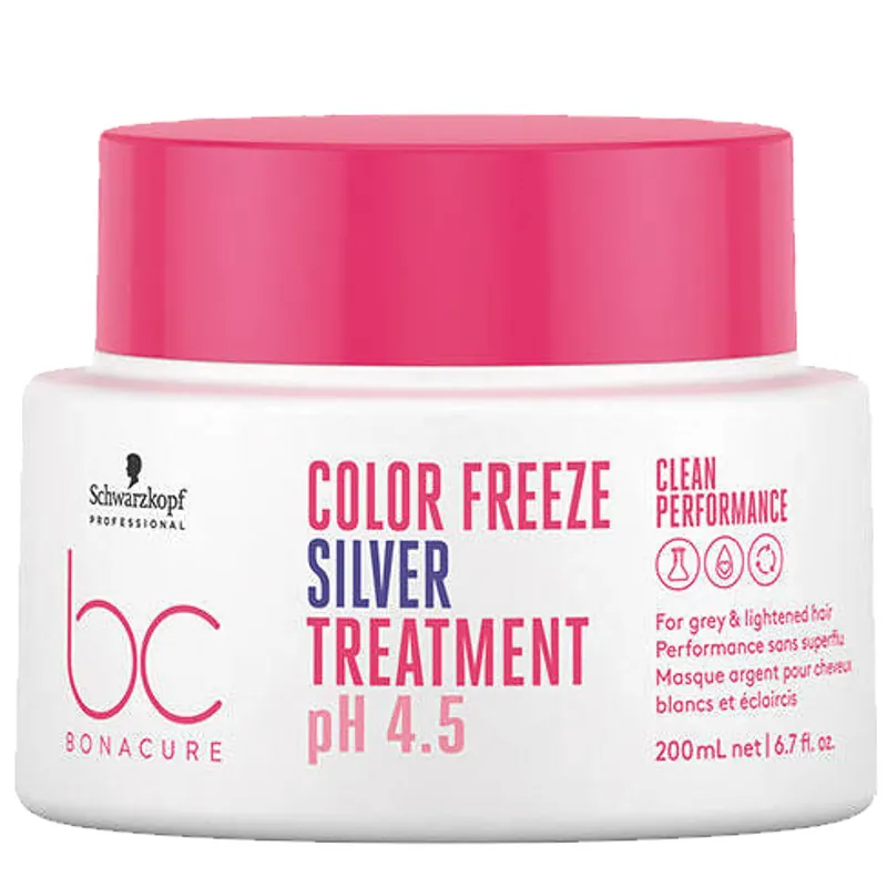 Schwarzkopf BC BONACURE COLOR FREEZE Silver Treatment pH4,5 200 ml Preis Gesenkt