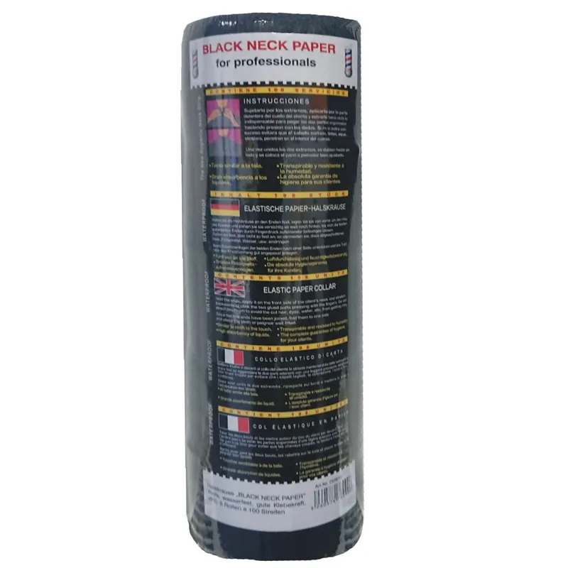 Neuheit Halsschutzkrause BLACK NECK PAPER