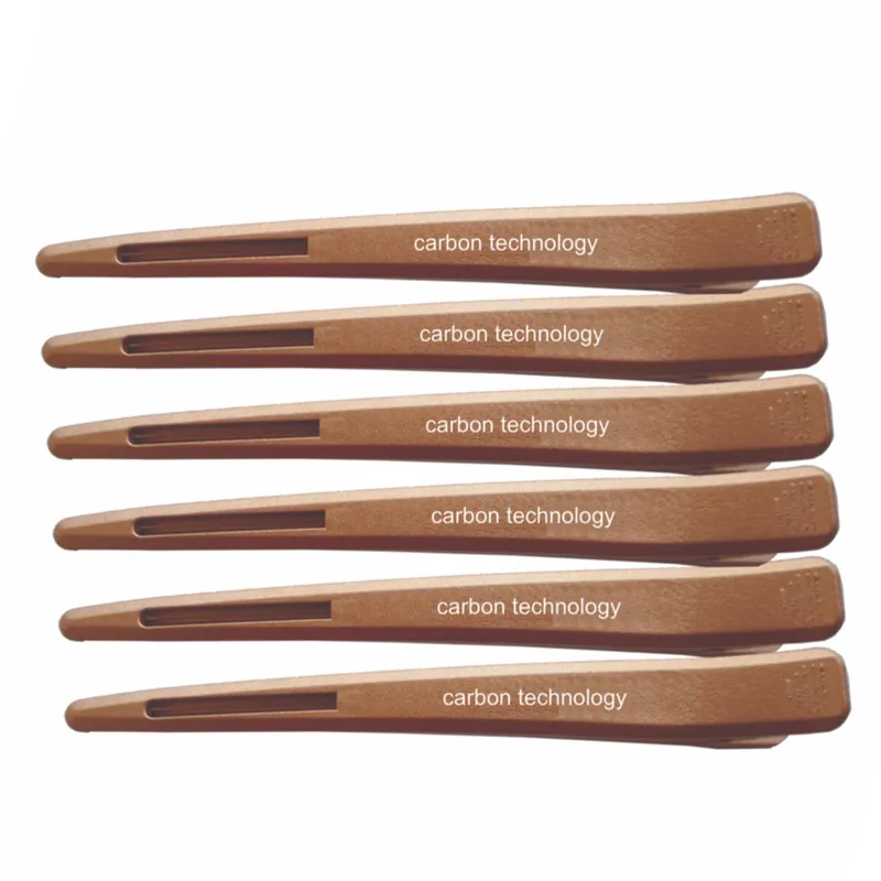 HairCult Carbon Abteilclips 12 cm ROSEGOLD 6 St. Billig