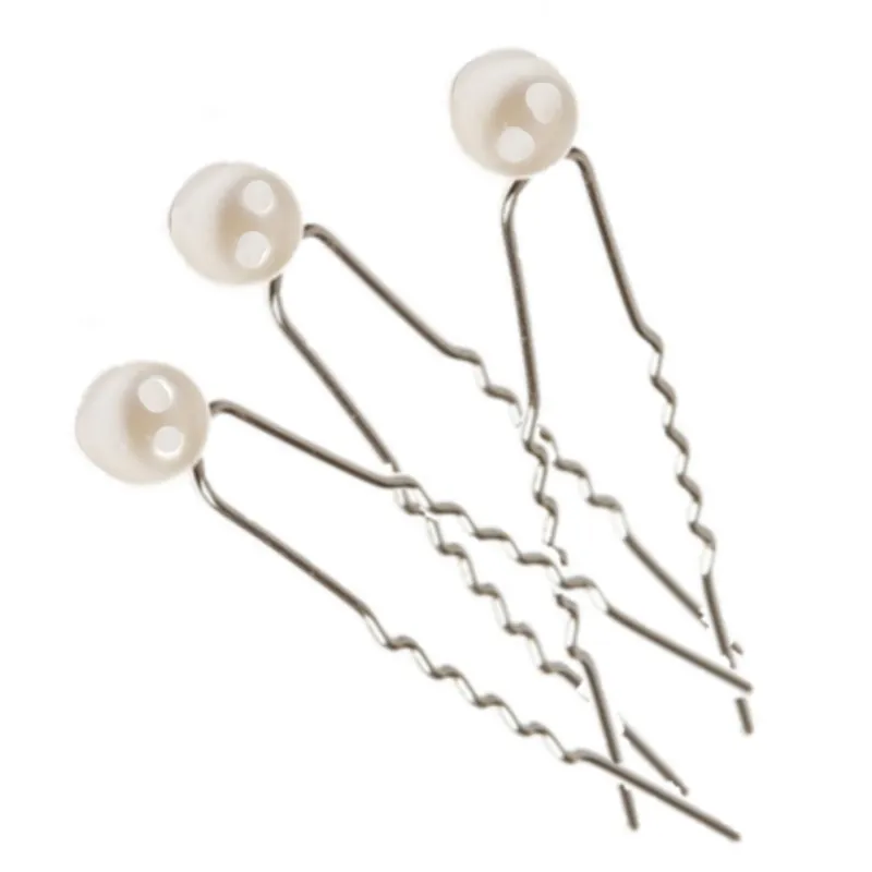 A&A Haarnadeln Perle creme 6 St. Echt