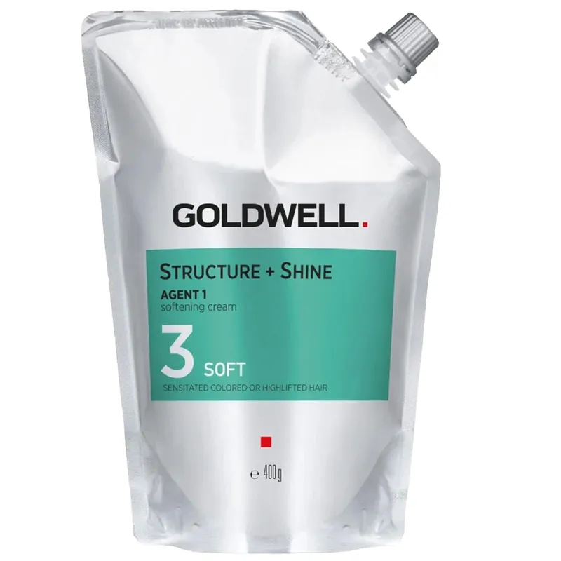 GOLDWELL Structure + Shine AGENT 1 Softening Cream 3 Soft 400 g Preisreduziert