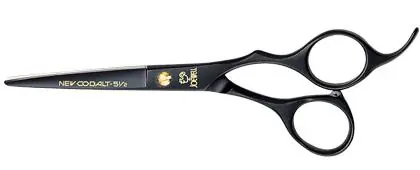 Expressversand JOEWELL New Cobalt Black Offset Haarschneideschere 5,5''