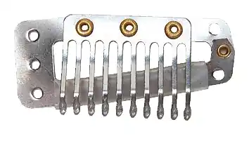 Stern Metallclip silber Wochenendangebot