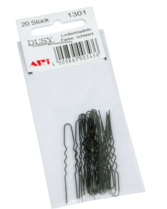 Ari Lockennadeln schwarz gewellt 45 mm 20 Stück SB (1301/21) Markenprodukt