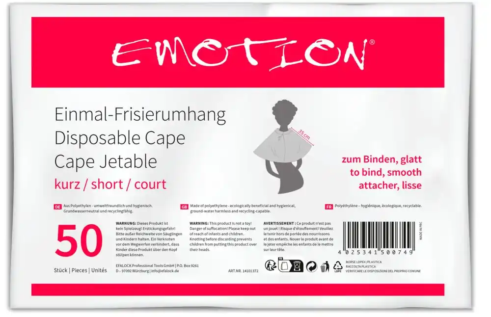 Sonderangebot Einmal-Frisierumhänge kurz