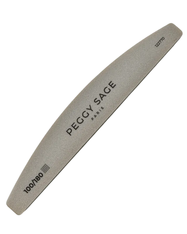 Peggy Sage 2-Seitige Halbmond dicke Nagelfeile 100/180 Mega-Angebot