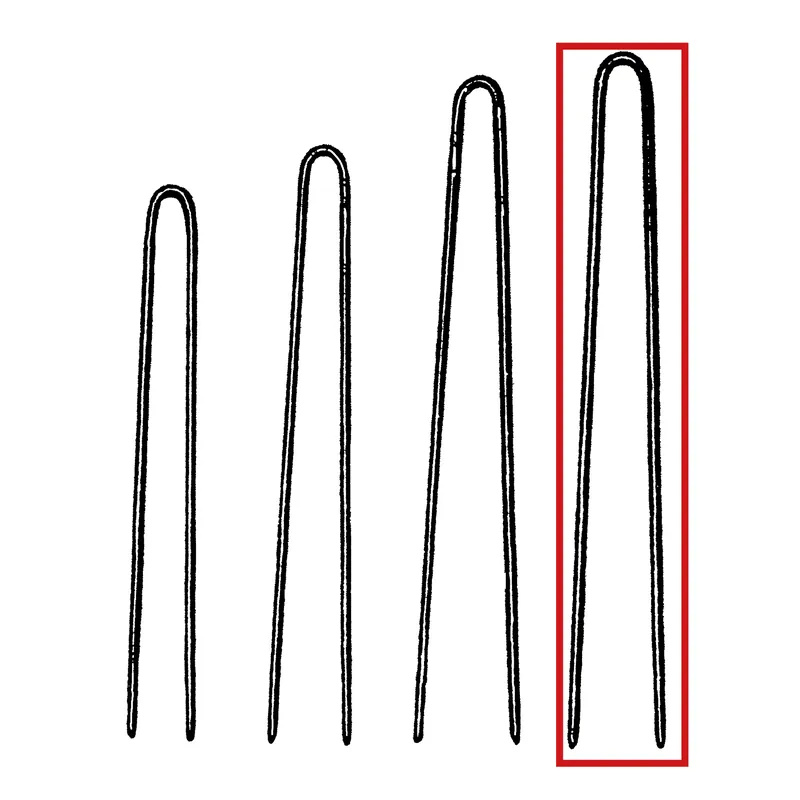 Nur Heute ARI Postichnadel 33 schw.70mm