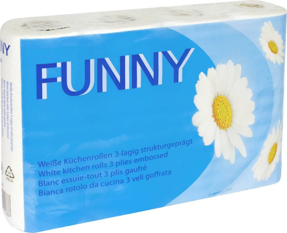 Küchenrolle 3-lagig 52 Blatt 4 Rollen Versand Am Gleichen Tag