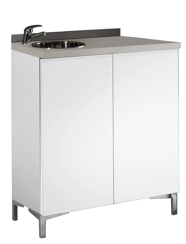 Solange Der Vorrat Reicht Unterschrank 80cm mit Edelstahlbecken