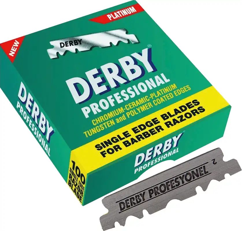 Derby Single Edge Rasierklingen 100 Stück (Einzelklinge) Letzte Chance