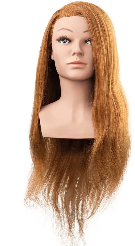 Efa MILA Humanhaar hellbraun 60 cm (Frisierkopf) Knallerangebot