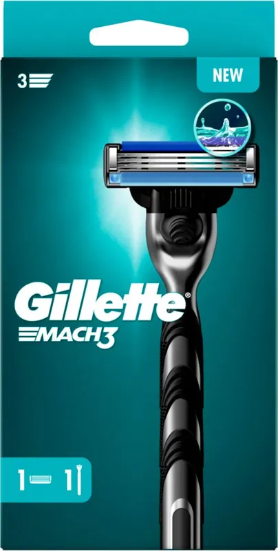 Gillette Mach 3 Rasierer inkl. 2 Klingen Günstig