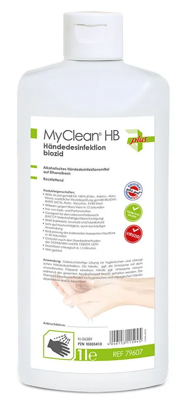 Beliebt MyClean HB Händedesinfektion biozid 1L