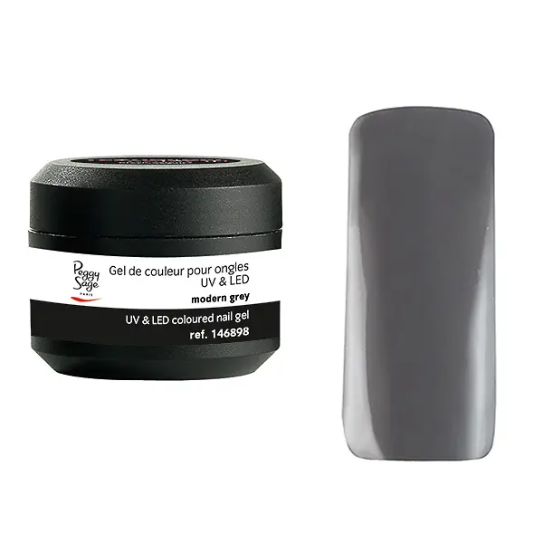 Farbiges UV & LED Gel gelackt 5g Black velours Finale Aktion