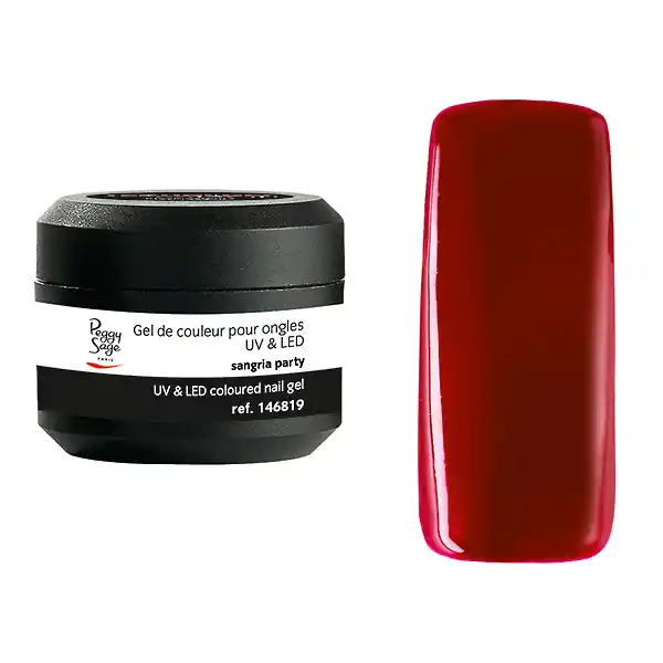 Finale Aktion Farbiges UV & LED Gel gelackt 5g Black velours