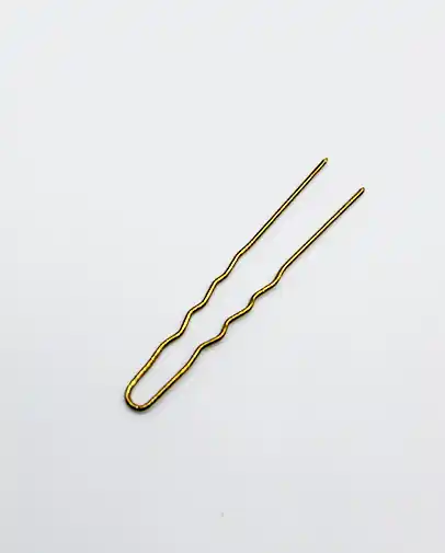 Neu Ari Haarnadel - gold, gewellt 60 mm/ Nr. 1221-24