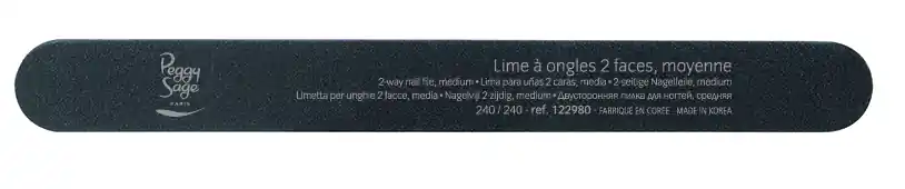2-seitige schwarze Nagelfeile 100/100 Sonderangebot