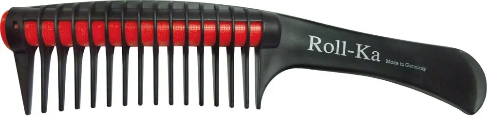 Hercules Sägemann Kamm Roll-Ka Anti-Spliss schwarz/rot Bestpreis