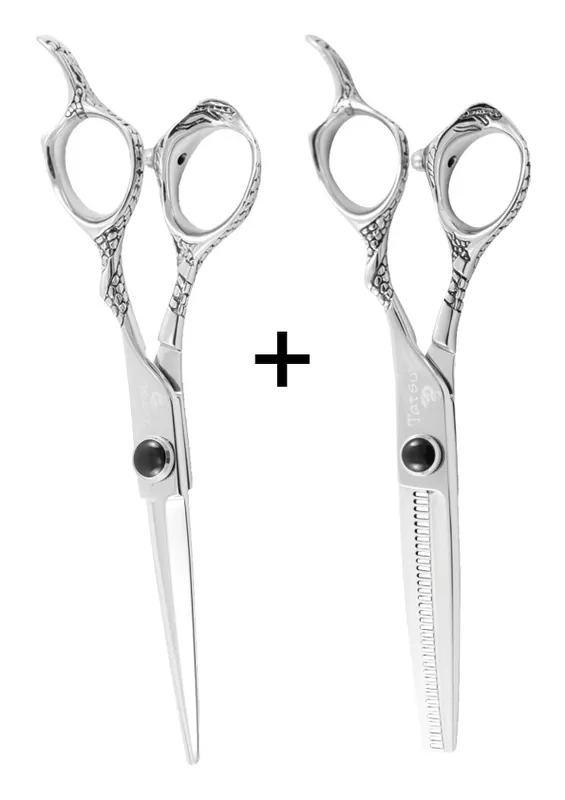 Aristo Tatsu Inspiration Friseurscherenset 5.5 Offset + 6.0 Modellier Offset. 35 Zähne Preisreduziert