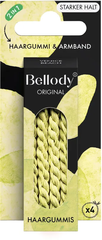 Bellody Haargummi 4 Stück Blue Jeans Must-Have