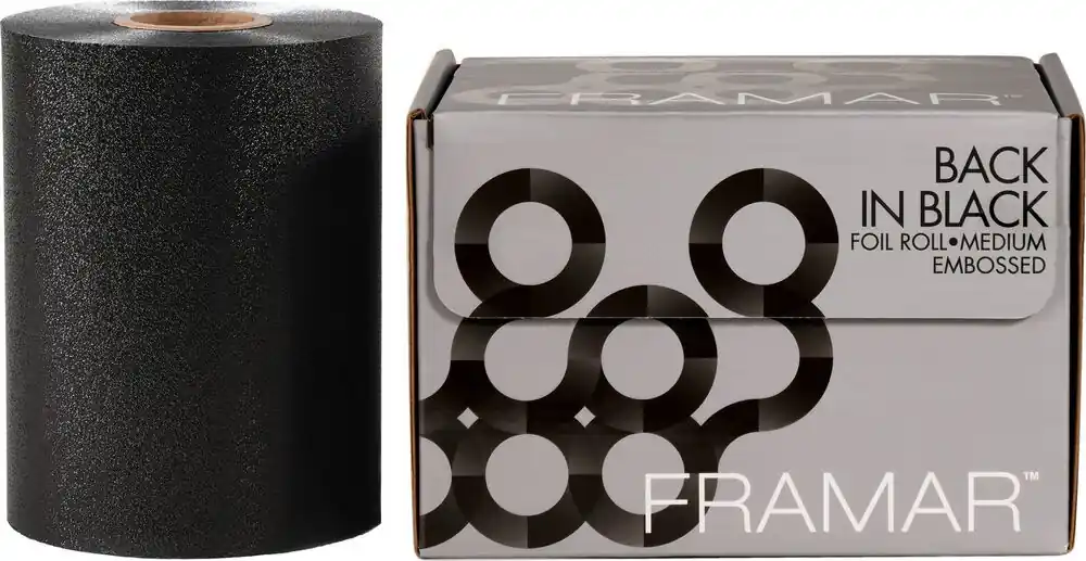 Framar Embossed Roll Black 97m Schneller Versand