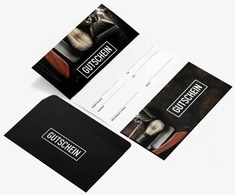Nur Für Kurze Zeit Geschenkgutschein Barber & Men 6er