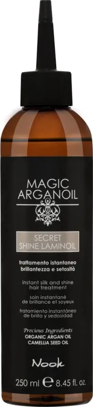Nook Magic Arganoil Secret Shine Laminoil 250ml (Flüssig-Conditioner) Markenware