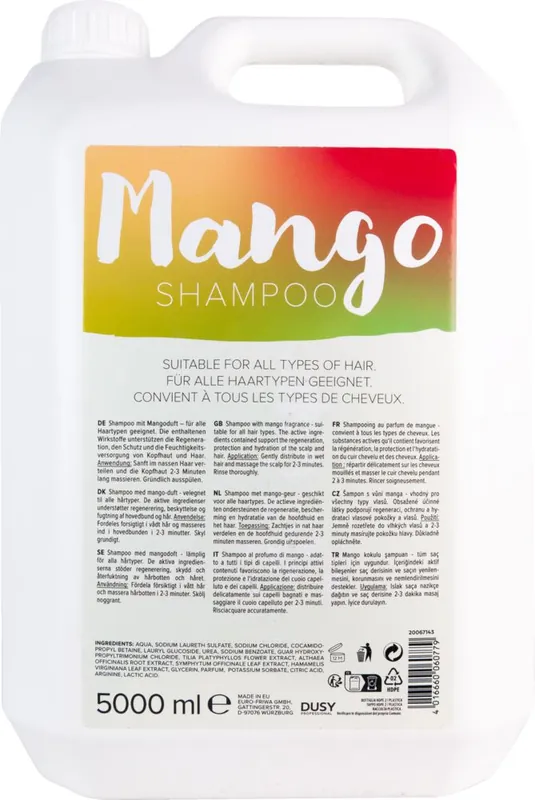 Dusy Frucht-Shampoo 5 Liter Mango Letzte Chance